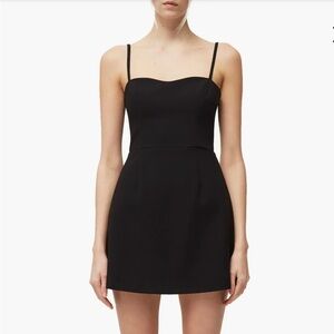 French Connection NWT never worn black mini dress size 2